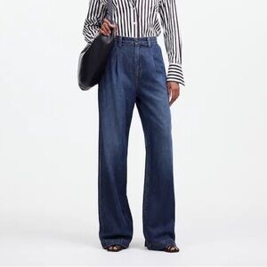 NWT Madewell Harlow Wide-Leg Trouser Jean / 26
